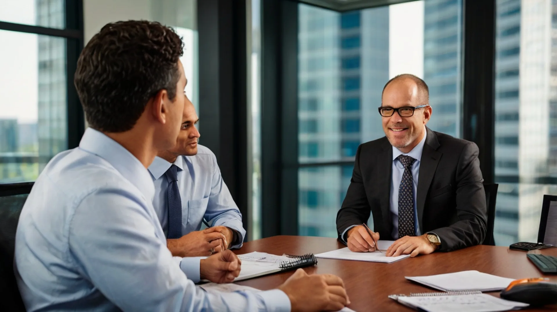 Professional services firm meeting